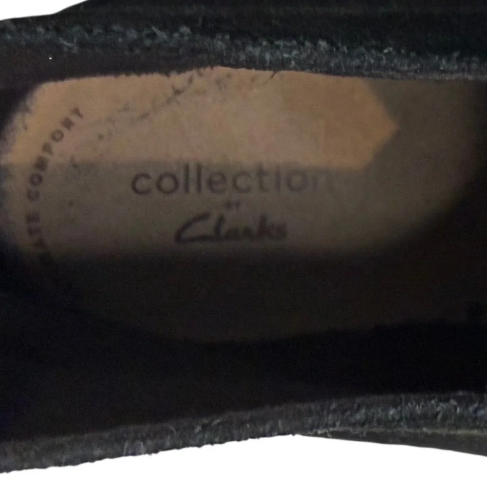 Clarks Collection Mens 10.5 M Black Suede Desert Chukka Boots 260822883105